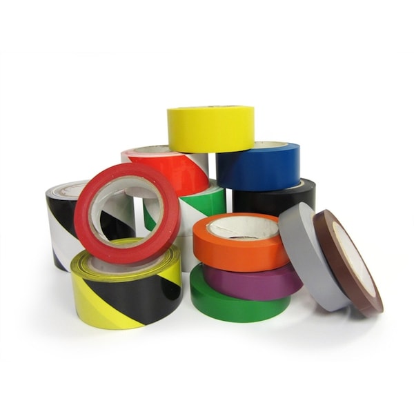 Floor Tape, 4 in W., 108 ft L., 0.003 in Thickness